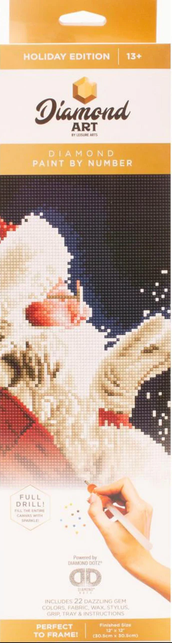 Diamond Art Holiday Santa - Image 3