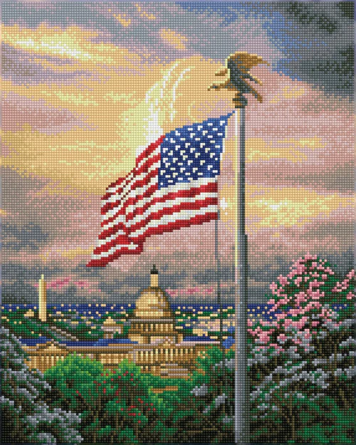 Diamond Dotz America's Pride - Thomas Kinkade - Image 3