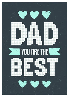 Diamond Dotz Best Dad Greeting Card - Image 5