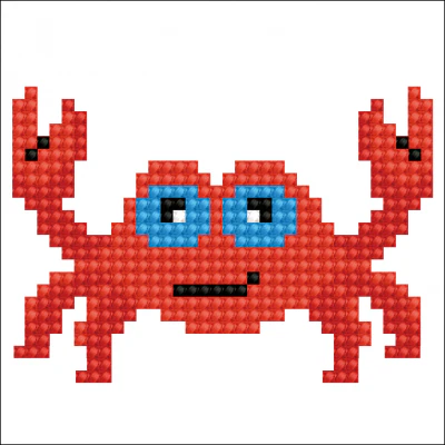 Diamond Dotz Crab with Frame - Image 2