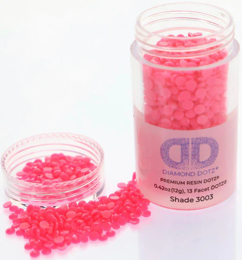 Diamond Dotz Freestyle Gems 2.8mm 12g 3003 Neon Pink - Image 4