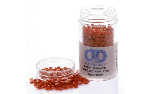 Diamond Dotz Freestyle Gems 2.8mm 12g Brick Red 8349 - Image 2