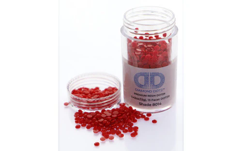 Diamond Dotz Freestyle Gems 2.8mm 12g Bright Red 8014 - Image 3