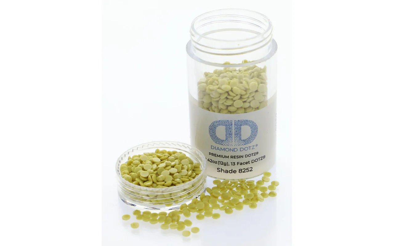 Diamond Dotz Freestyle Gems 2.8mm 12g Celery Green 8252