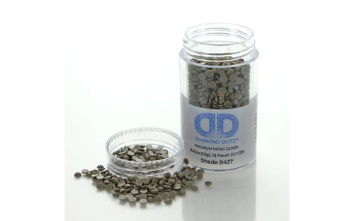 Diamond Dotz Freestyle Gems 2.8mm 12g Dark Cement 8437 - Image 2