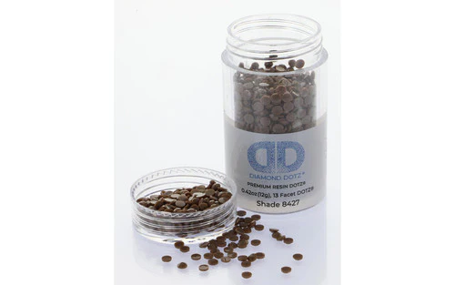 Diamond Dotz Freestyle Gems 2.8mm 12g Dark Clay 8427 - Image 2