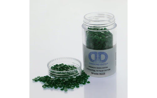 Diamond Dotz Freestyle Gems 2.8mm 12g Dark Emerald 8223 - Image 2