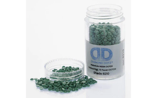 Diamond Dotz Freestyle Gems 2.8mm 12g Light Juniper 8210 - Image 2