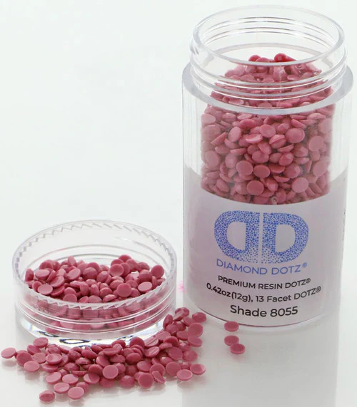 Diamond Dotz Freestyle Gems 2.8mm 12g LIght Magenta 8055 - Image 4