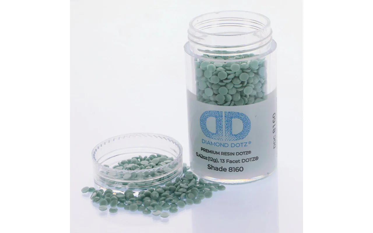 Diamond Dotz Freestyle Gems 2.8mm 12g Light Teal 8160
