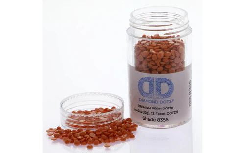 Diamond Dotz Freestyle Gems 2.8mm 12g Mid Ochre 8356 - Image 2