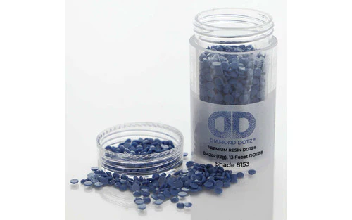 Diamond Dotz Freestyle Gems 2.8mm 12g Oriental Blue 8153 - Image 2
