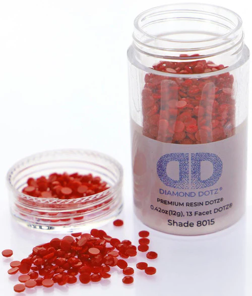 Diamond Dotz Freestyle Gems 2.8mm 12g Red 8015 - Image 4