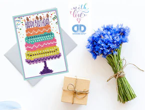 Diamond Dotz Happy Birthday Greeting Card - Image 3
