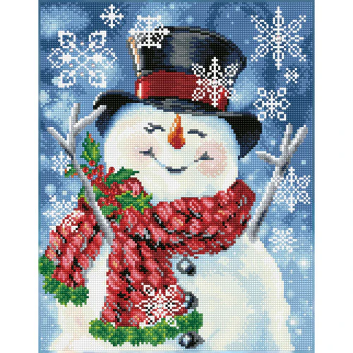 Diamond Dotz Joyful Jolly Snowman - Image 2