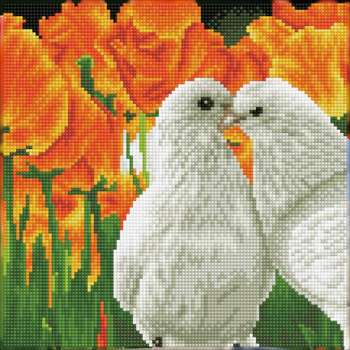 Diamond Dotz Kissing Doves - Image 3