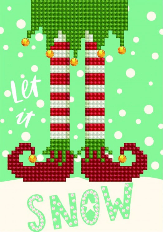 Diamond Dotz Let It Snow Greeting Card - Image 3