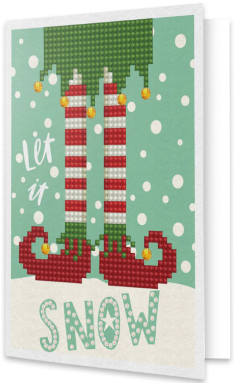 Diamond Dotz Let It Snow Greeting Card - Image 4