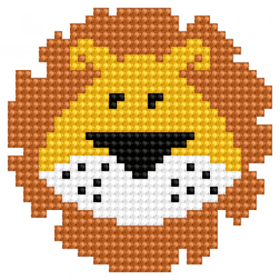 Diamond Dotz Lion with Frame - Image 2