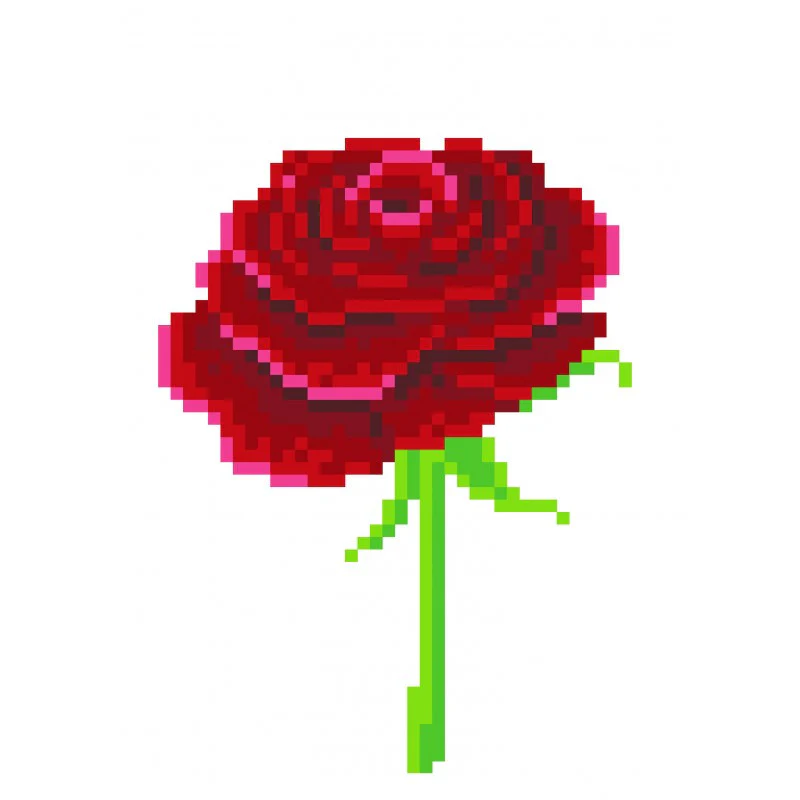 Diamond Dotz Love Rose Greeting Card - Image 2
