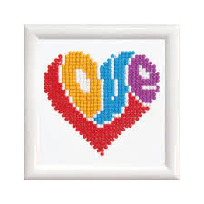 Diamond Dotz With Love Framed - Image 3