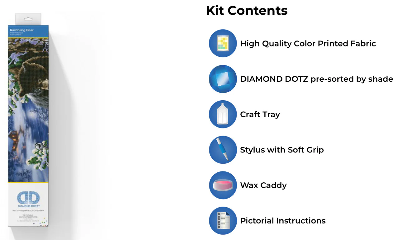 Diamond Dotz Rambling Bear - Image 3