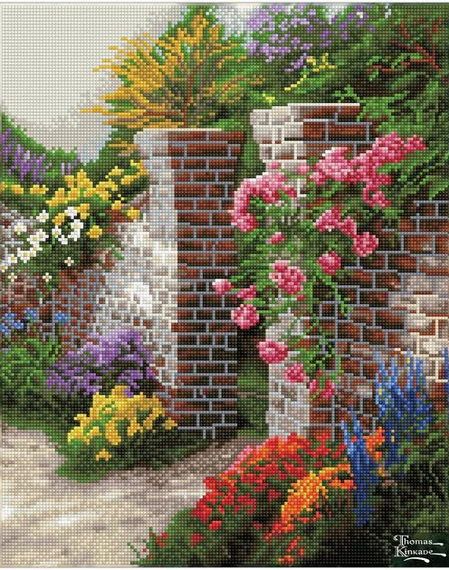 Diamond Dotz Thomas Kinkade The Rose Garden - Image 3