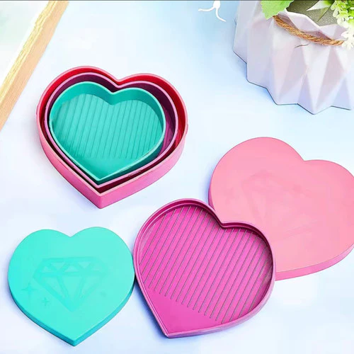 Diamond Painting Heart Shaped Tray 3pcs - Image 6