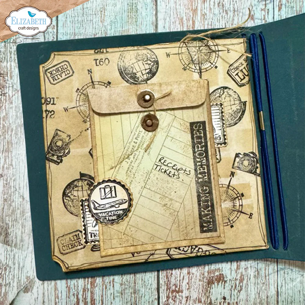 Elizabeth Craft Designs Around The World Die & Stamp Set - Image 13