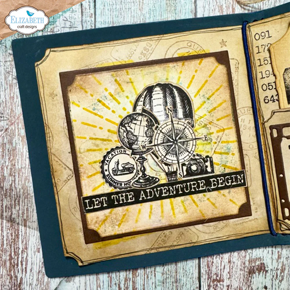 Elizabeth Craft Designs Around The World Die & Stamp Set - Image 3