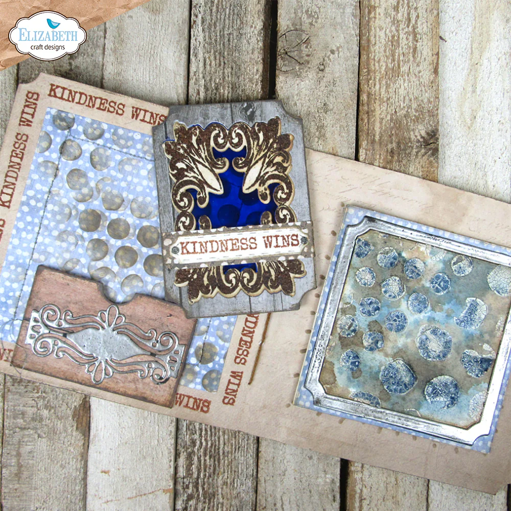 Elizabeth Craft Designs Art Journal Classic ATC Die Set - Image 13