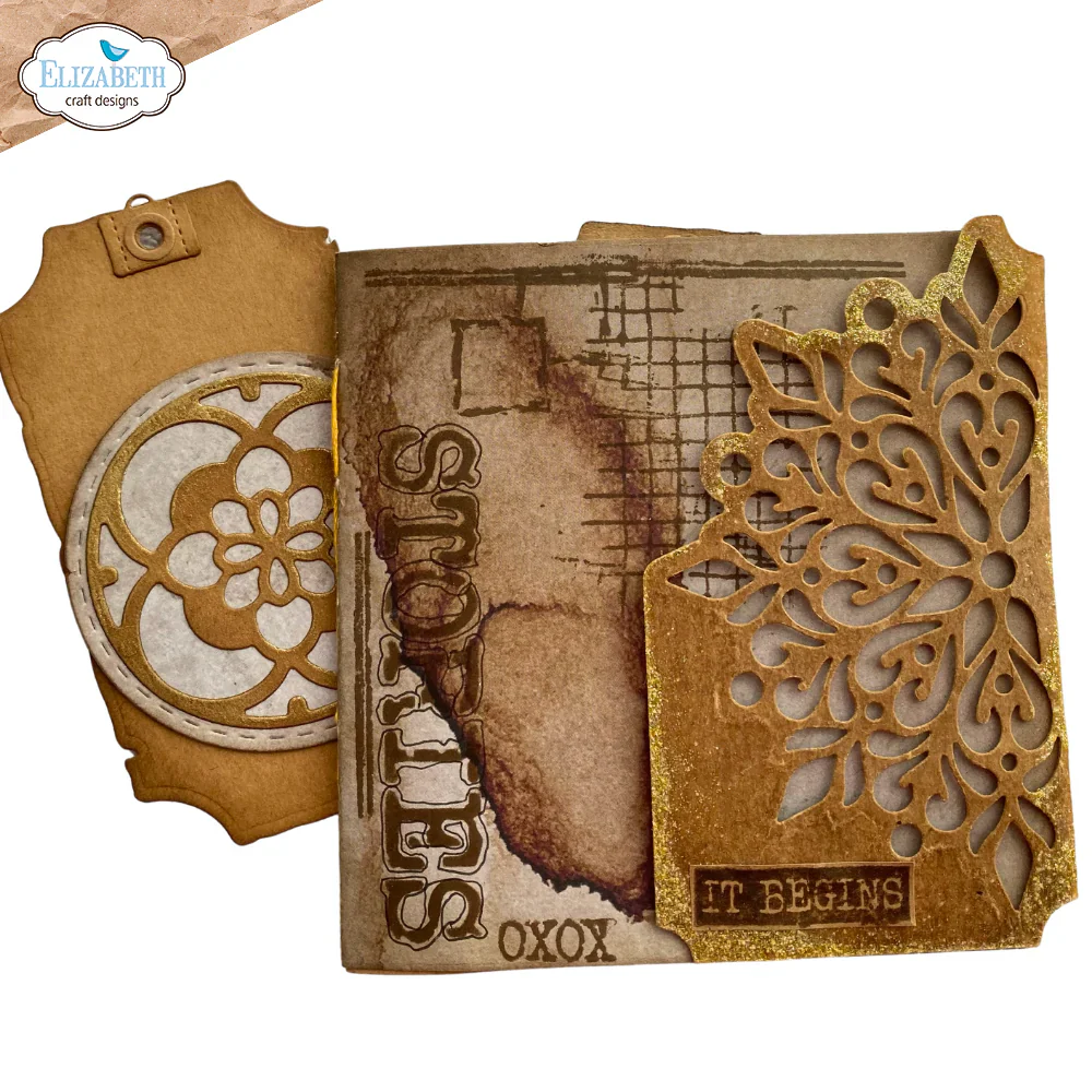 Elizabeth Craft Designs Art Journal Romance Die Set - Image 10