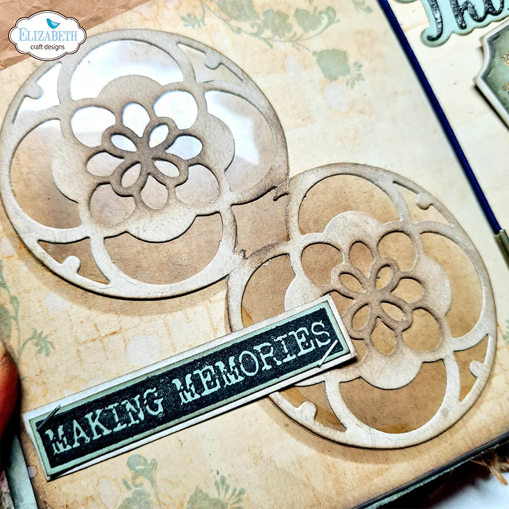 Elizabeth Craft Designs Art Journal Romance Die Set - Image 12