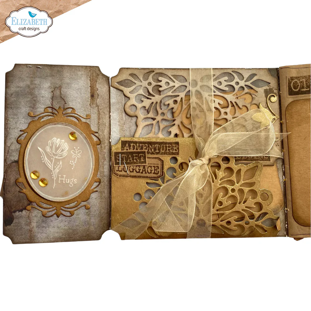 Elizabeth Craft Designs Art Journal Romance Die Set - Image 14