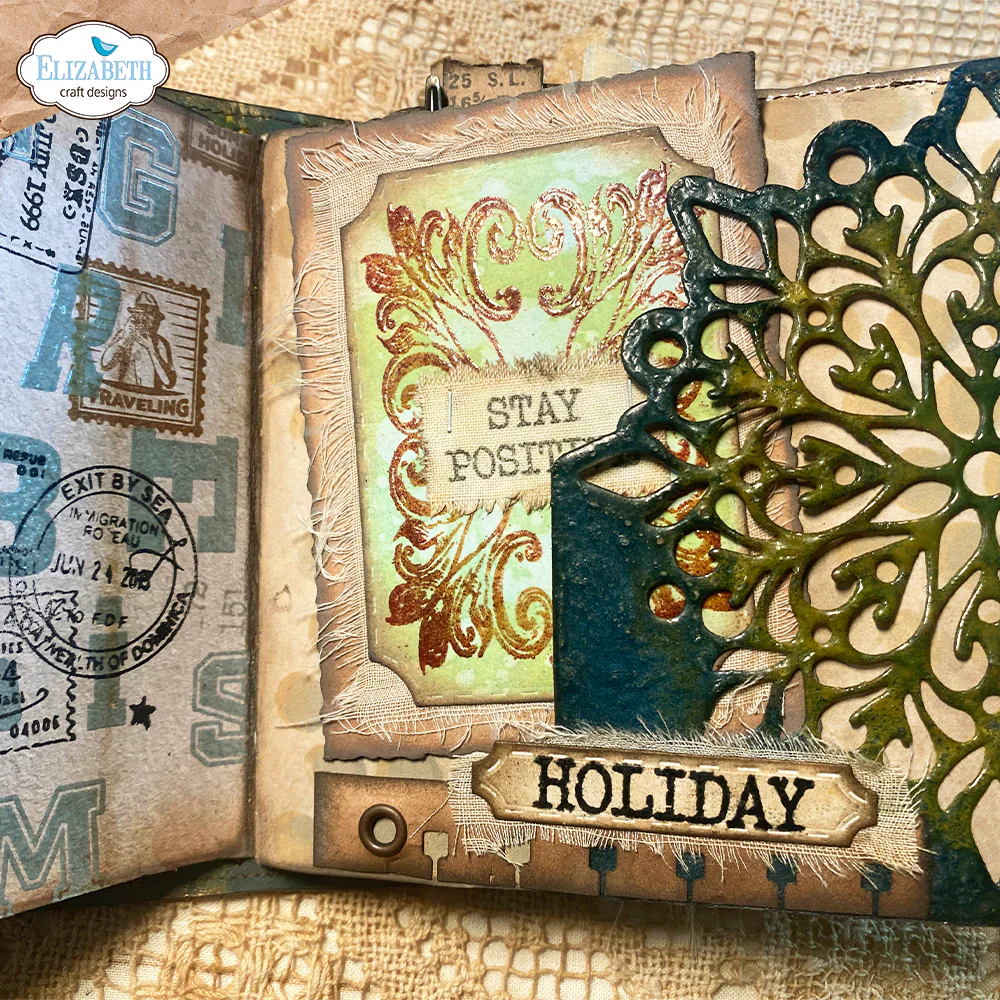 Elizabeth Craft Designs Art Journal Romance Die Set - Image 15