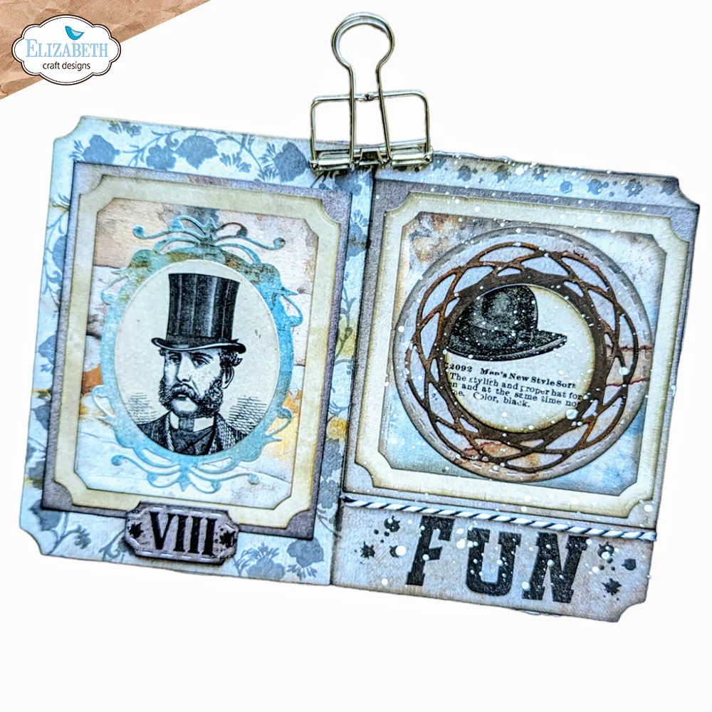 Elizabeth Craft Designs Art Journal Sleeves Fillers 1 Die Set - Image 15