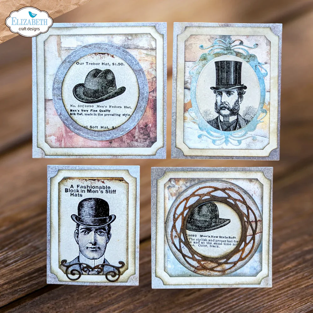 Elizabeth Craft Designs Art Journal Sleeves Fillers 1 Die Set - Image 2