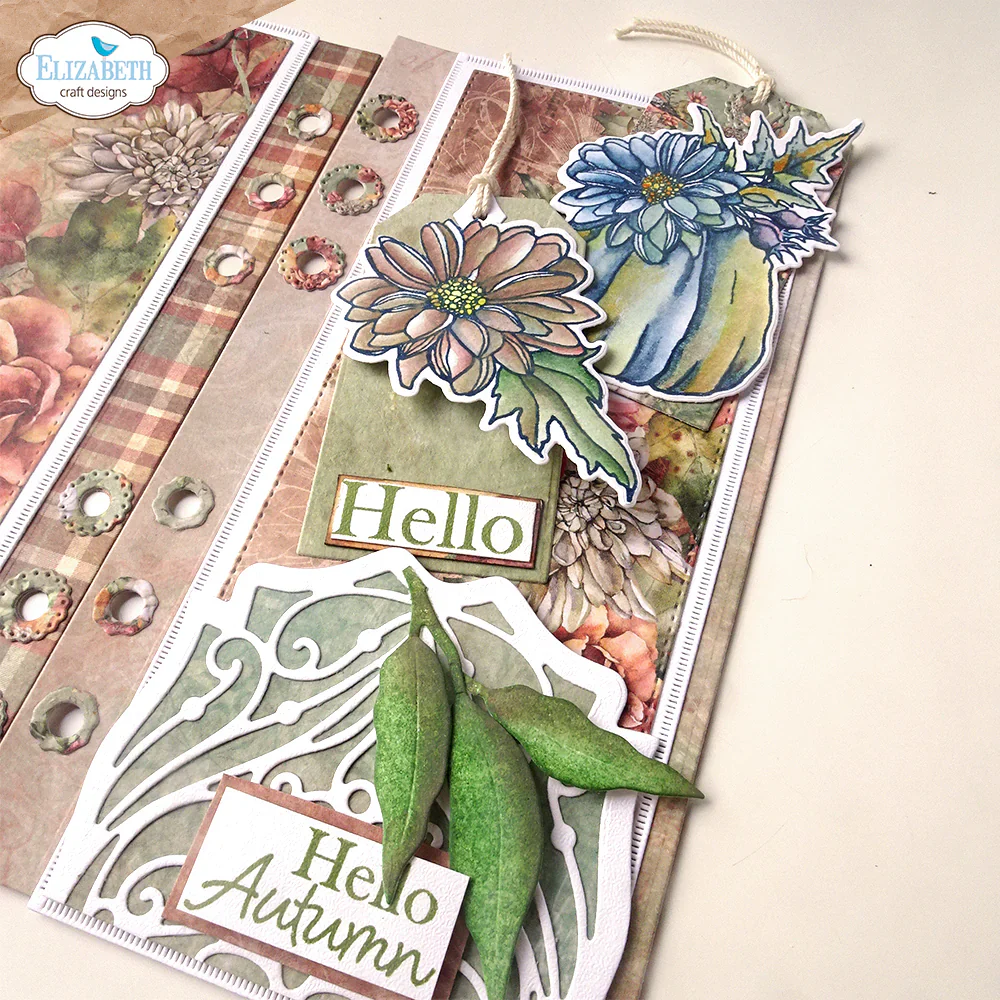Elizabeth Craft Designs Autumn Greetings Stamp Set - Image 7