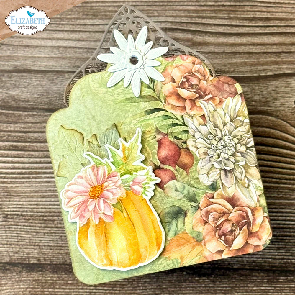 Elizabeth Craft Designs Autumn Harvest Florals Die & Stamp Set - Image 9
