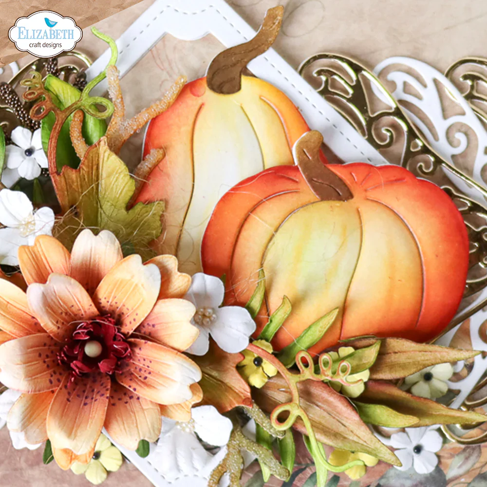 Elizabeth Craft Designs Autumn Pumpkins Metal Die Set - Image 3