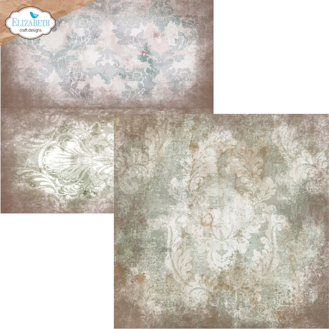 Elizabeth Craft Designs Backgrounds Volume 4 12” x 12” Paper Pack - Image 5