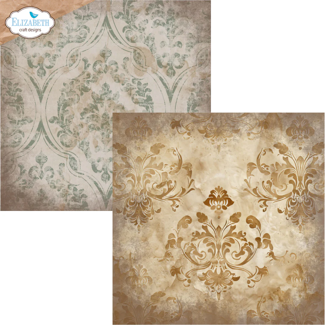 Elizabeth Craft Designs Backgrounds Volume 4 12” x 12” Paper Pack - Image 9