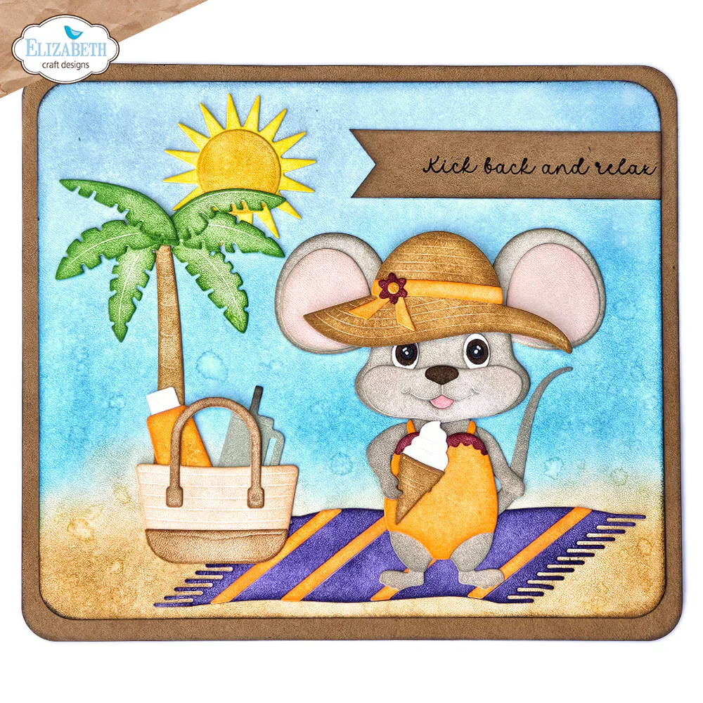 Elizabeth Craft Designs Beach Scenery Metal Die Set - Image 3