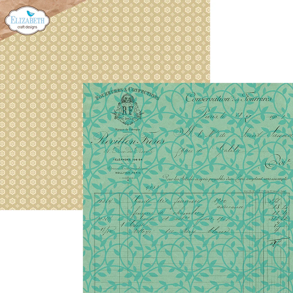 Elizabeth Craft Designs Beautiful Bounty 12” x 12” Paper Pack - Image 8