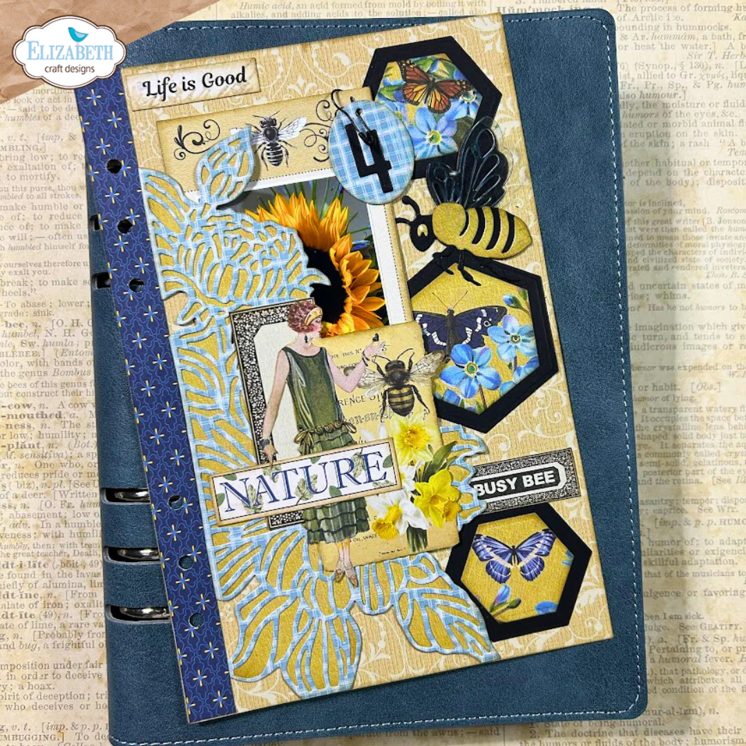 Elizabeth Craft Designs Bee and Flower Accents Metal Die Set - Image 5