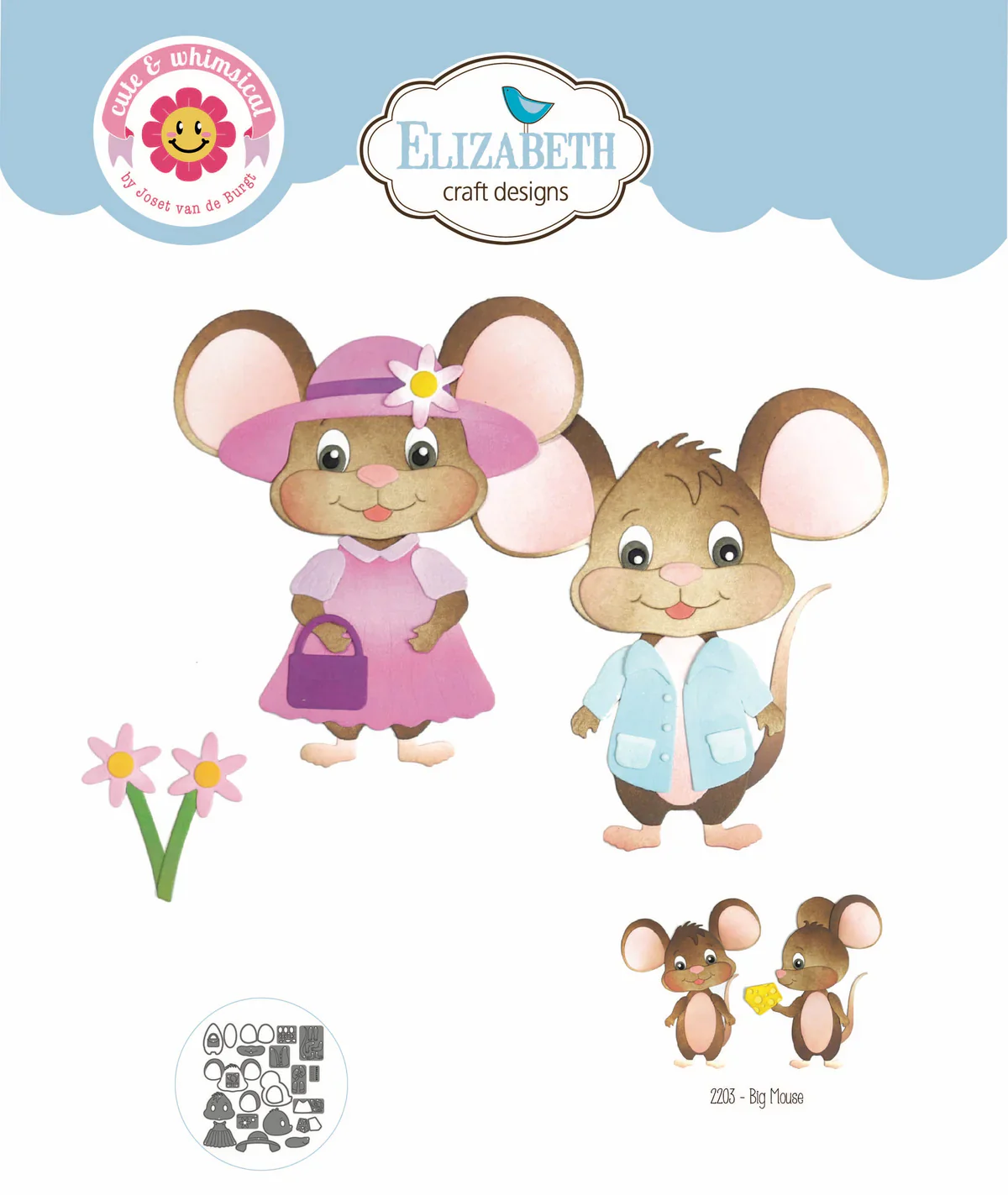 Elizabeth Craft Designs Big Mouse Metal Die Set