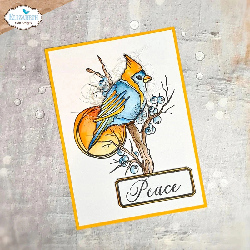 Elizabeth Craft Designs Birds of Peace Metal Die Set - Image 4