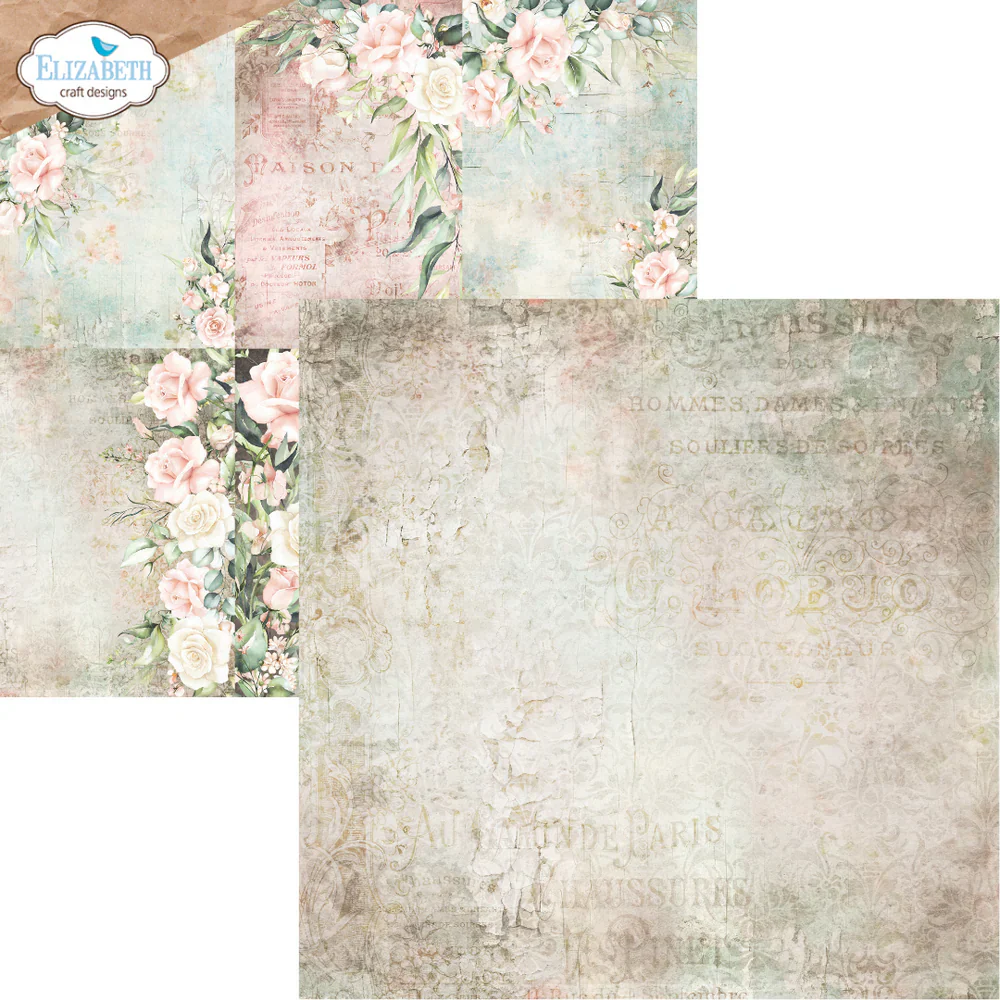 Elizabeth Craft Designs Bohemian Rose 12” x 12” Paper Pack - Image 7