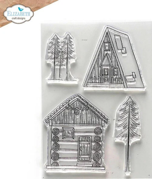 Elizabeth Craft Designs Cabin Love Stamp Set - Image 11