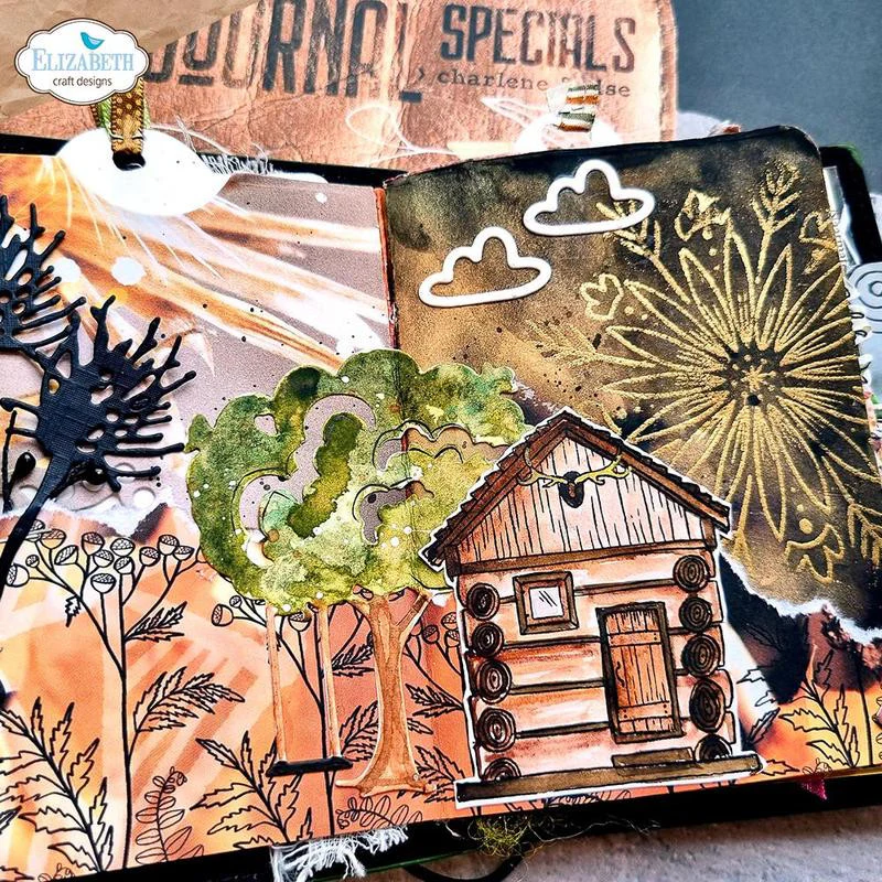 Elizabeth Craft Designs Cabin Love Stamp Set - Image 2
